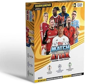 Topps UEFA Champions League Match Attax 24/25 Trading and Collectible Card Game ((Exclusive Game Pack))
