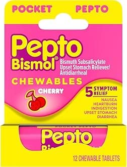 Pepto To Go Chrry Chew 12 Size 12ct Pepto To Go Cherry Chewable 12ct