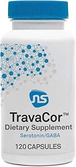 NeuroScience Mood Support Supplement - TravaCor - L Theanine Supplement with 5-HTP & More to Help Soothe Stress, Encourage Calm Sleep & Aid Healthy GABA Activity (120 Capsules)