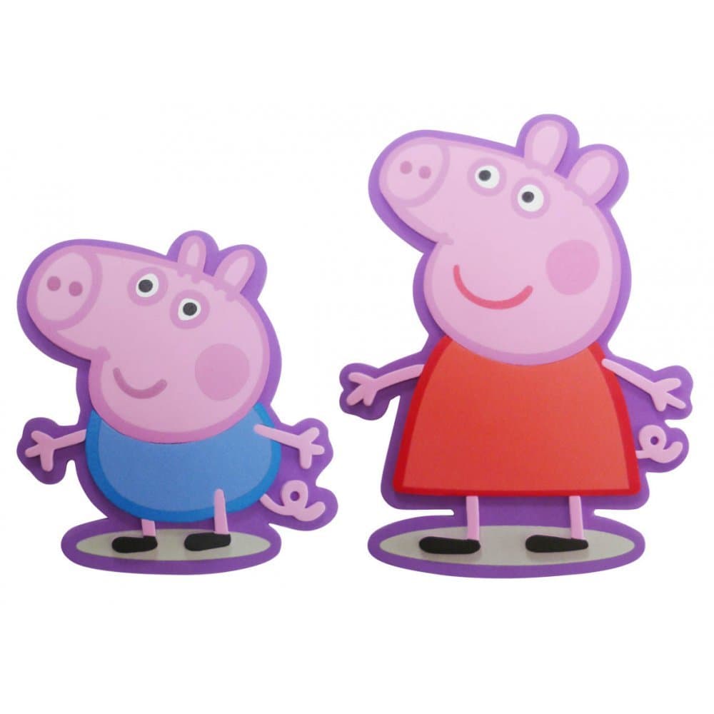 Peppa Pig and George Foam Wall Stickers
