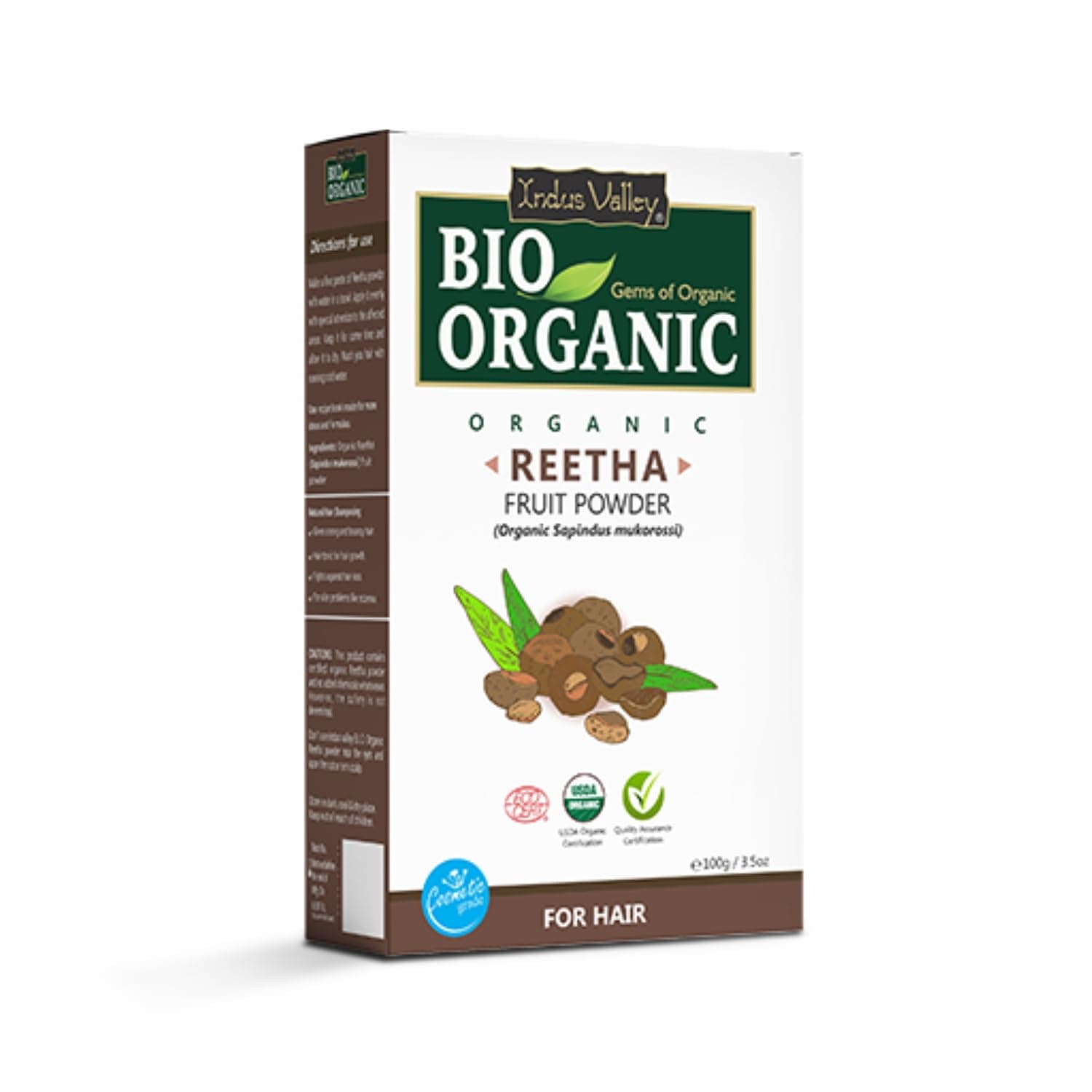 Indus Valley Organic Reetha Fruit Powder