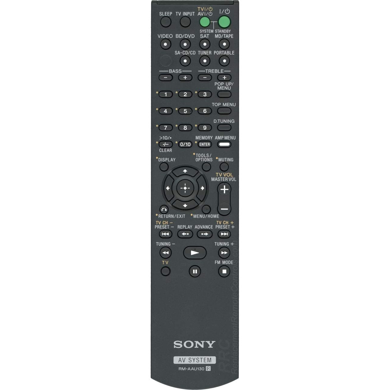 Sony RM-AAU130 AV System Remote Control for STRDH130