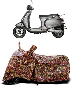 DUFFEL-Two Wheeler Bike Body Cover Compatible for Benling Aura Heat Protectio/UV-Rays/Birds Dropping/DustProof/Waterproof Indoor Outdoor and Parking Full Body Protection All Variants [RMJ]