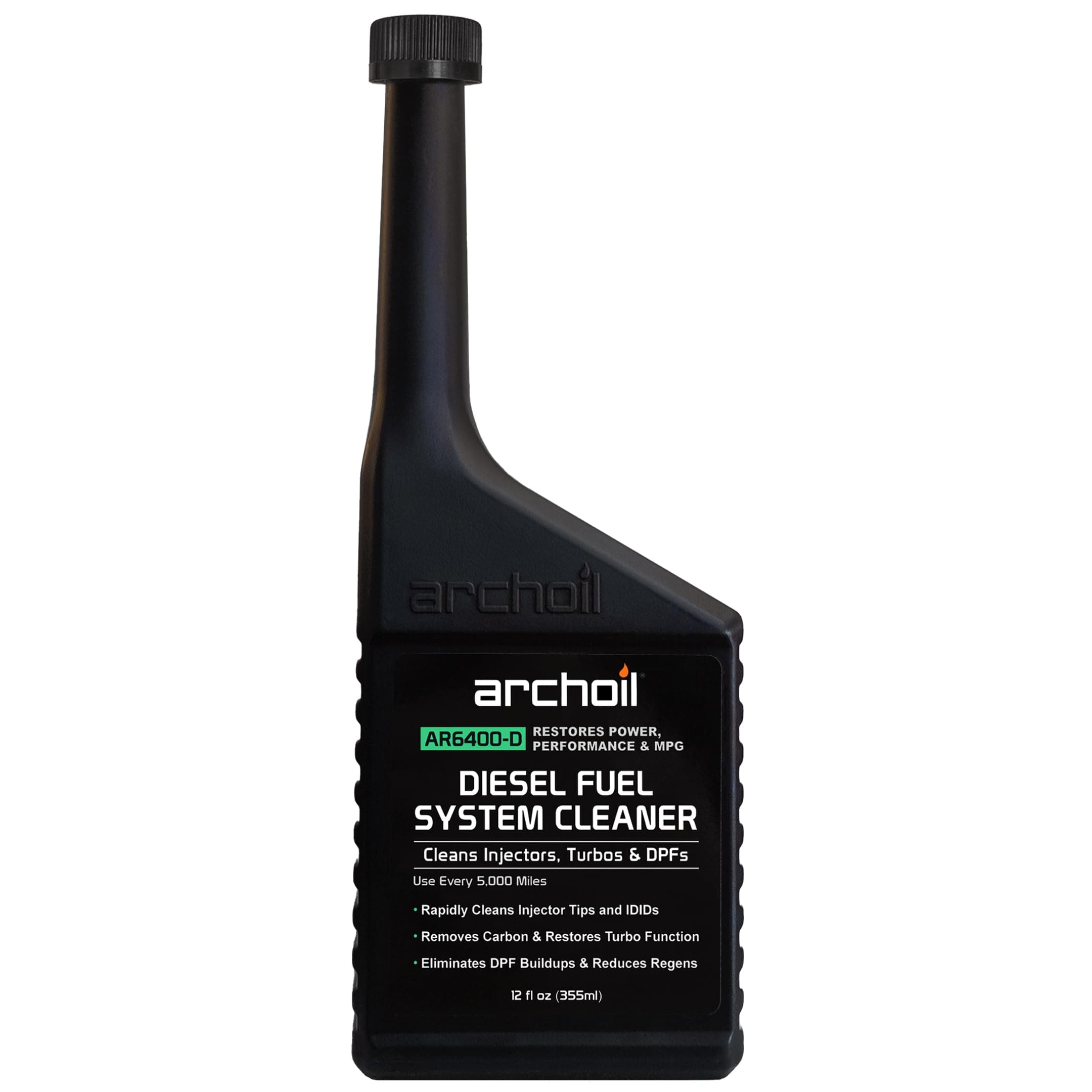 AR6400-D Diesel Fuel System Cleaner (12 oz) Deep Clean - Injector Cleaner, Turbo & DPF Deposit Control