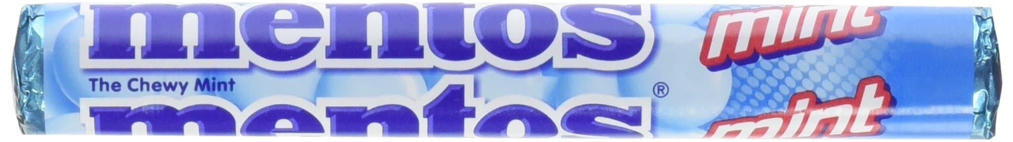 Mentos, Chewy Mint Tablets, 1.32oz, 15/BX, Mint