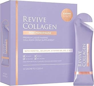 Revive Collagen Premium Menopause Range - Hydrolysed Liquid Marine Collagen Drink (14, Peri Menopause)