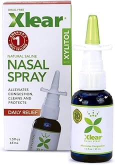 Xlear Natural Nasal Spray with Xylitol, 1.5 fl oz (Pack of 4)