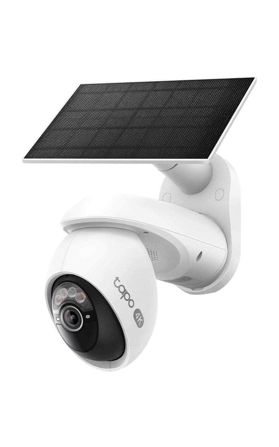 4K Outdoor Camera Wireless, Battery Camera w/Solar Panel, 360° Pan, 24/7 Continuous Capture, Free Person/Vehicle Detection, SD/Cloud Storage, Works w/Alexa and Google Home, VistaCam 360