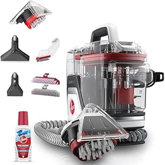 SpotWash Home Pet-Design Spot Cleaner, Upholstery, Sofa, Stairs, Home, Car, Rug, Stain Cleaning Handheld Shampooer Machine, Solution, SpinScrub and Tools, 4.5kg, 3 Year Warranty - CDSW-MPMC