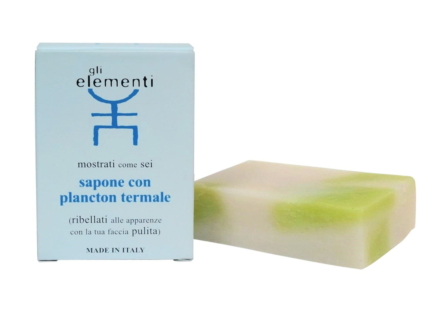 Gli Elementi - Soap with geothermal plankton - 100 gr