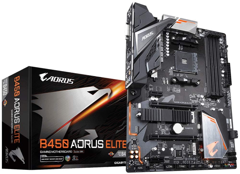 Gigabyte B450 Aorus Elite Motherboard Intel AMD B450 Socket AM4