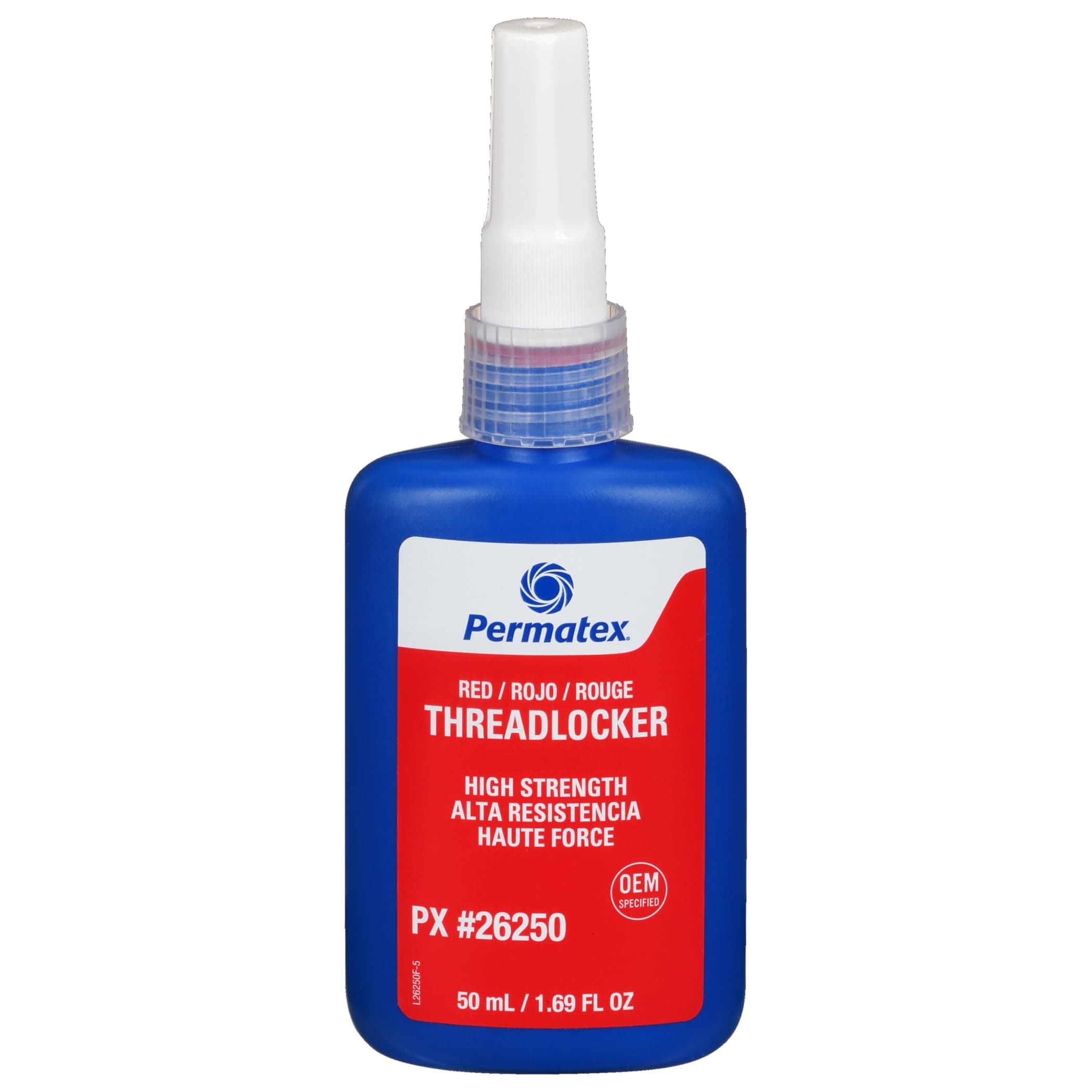 - 26250 Permanent Strength Threadlocker Red, 50 ml
