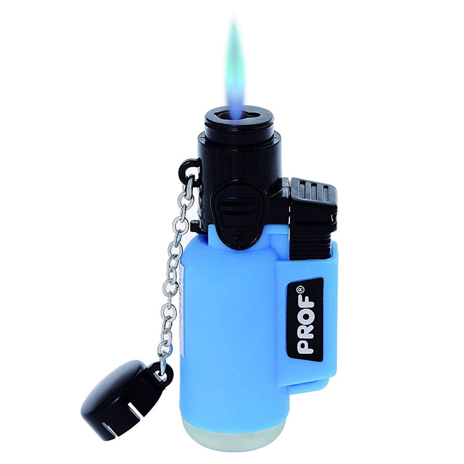 Jet Lighter Ultra-Compact Rubber Torch Lighter | Very Resistant Flame | refillable | Multiple Colors