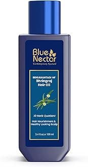 Briganantadi Hair Fall control, Healthy Scalp Oil, Plant Based Non Sticky Hair Oil for Hair growth for Women and Men (9 Herbs, 100ml)