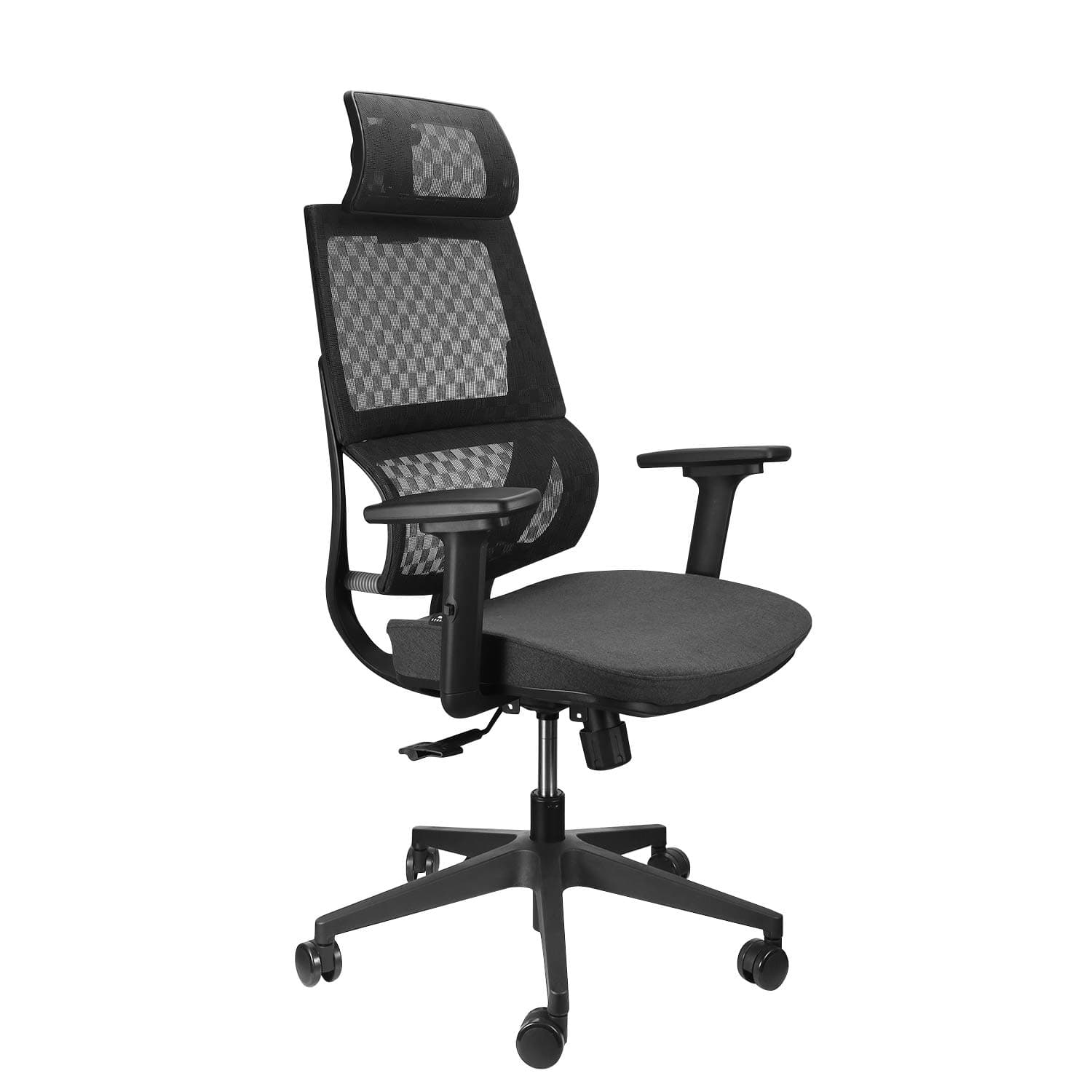 Argomax Mesh Office Chair, Ergonomics Mesh Chair Computer High Back Chair w/ 360 Swivel Self Adjustable Headrest and 3D Armrest