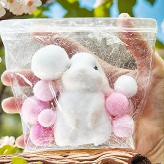 Handmade Taba Squishy Ultra Soft Squishy Fidget Toys Silicone Squeeze Toy for Kids & Adults ( Bunny )