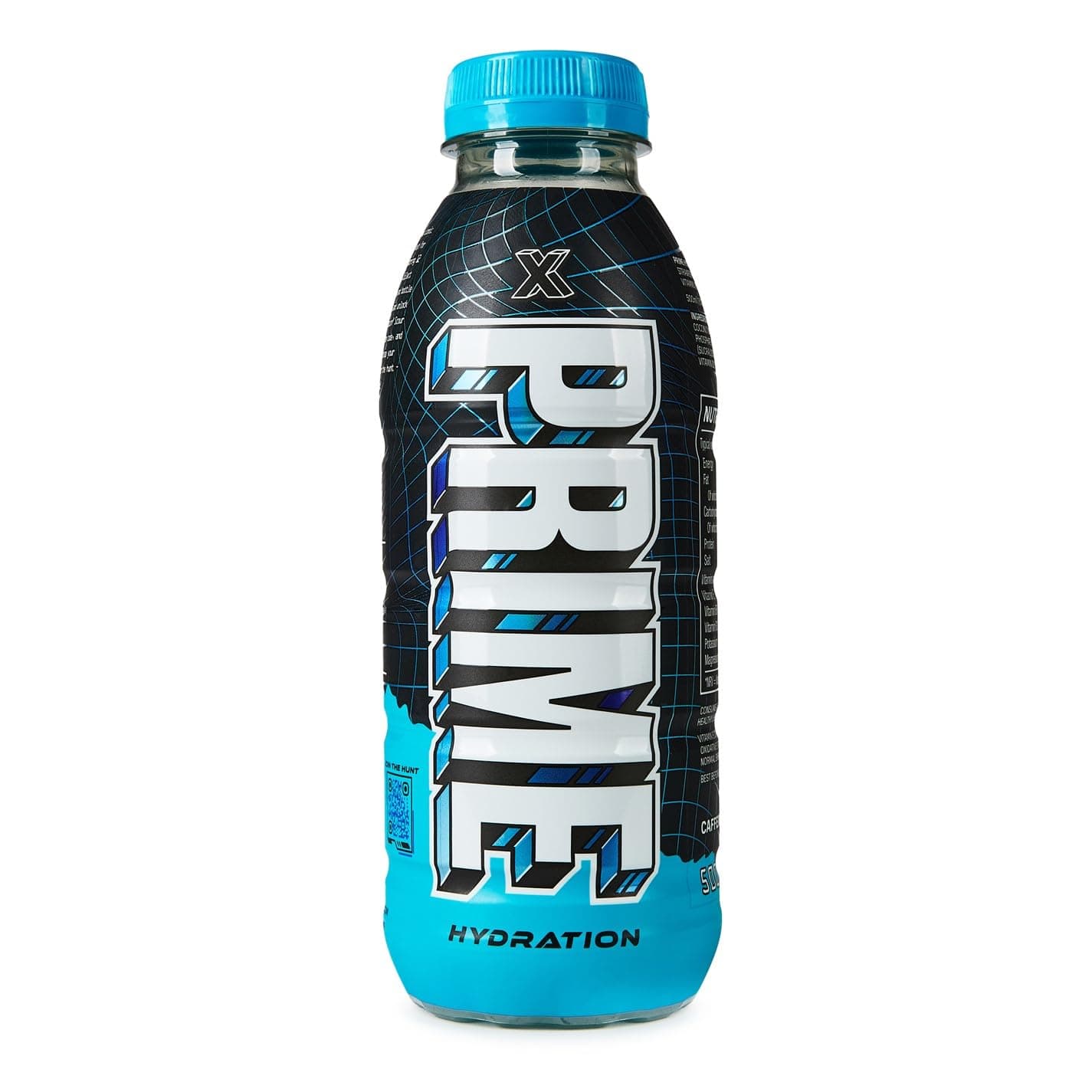Prime X Hydration Drink 500 ml – Electrolyte & Rehydration Beverage – 25 Calories, 10% Coconut Water, Gluten‑Free, Caffeine‑Free – Convenient On‑The‑Go Bottle
