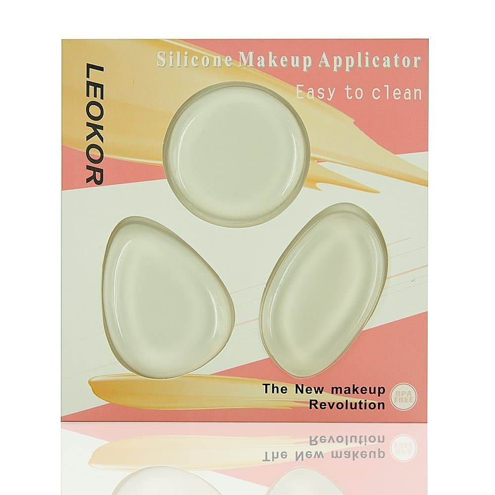 Silicone Makeup Sponge, LEOKOR Silicone Makeup Applicator - Beauty Tools Foundation Blender (frosted)