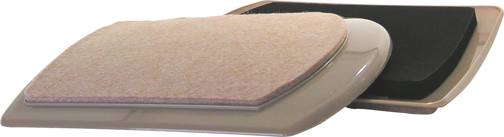 Shepherd Hardware 9431 5-5/8-Inch x 8-1/4-Inch Heavy Duty, Reusable Felt Furniture Mover Pads, 4-Pack