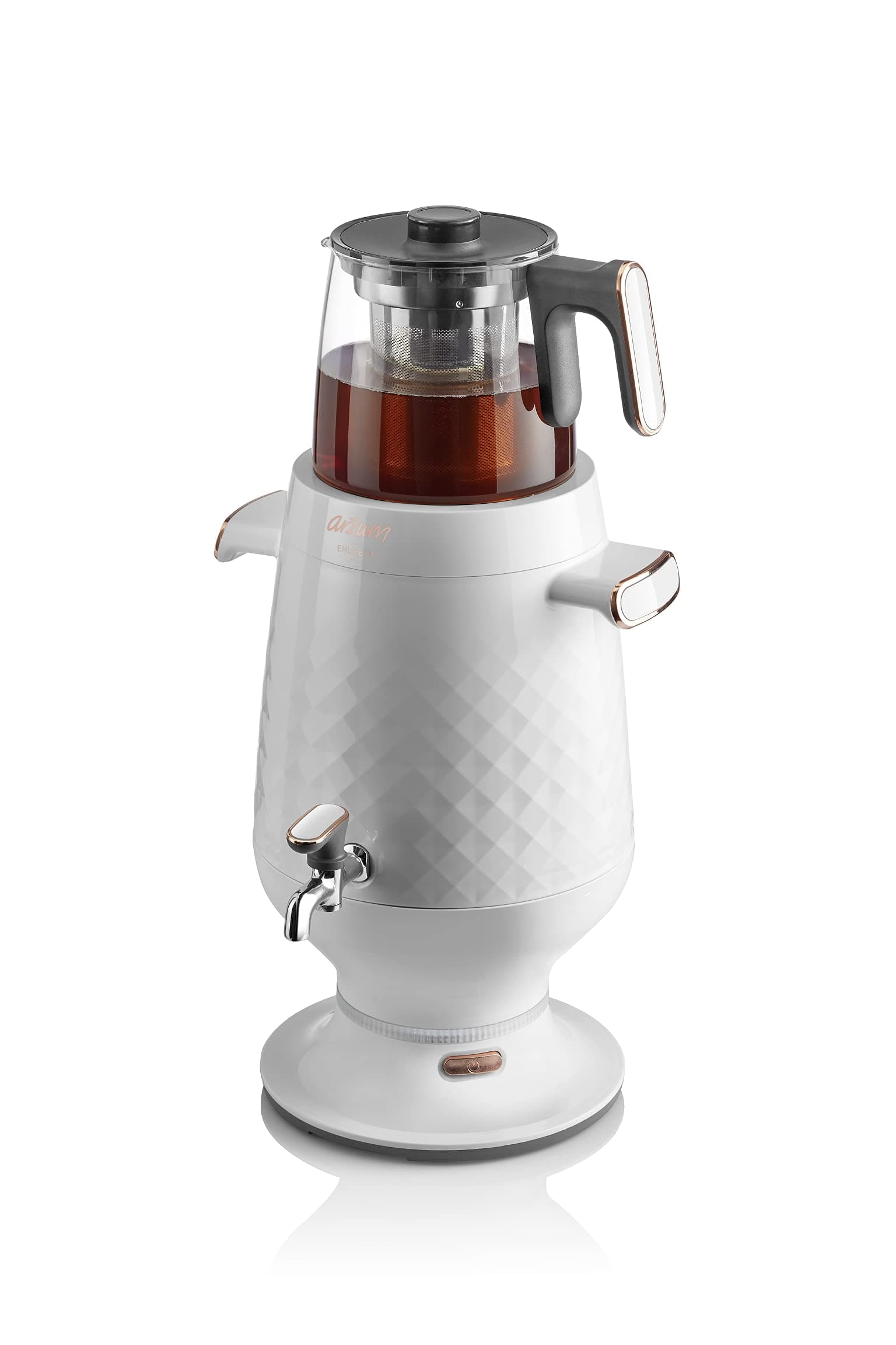 AR3083W Electric Samovar Teamaker, 2200W, White
