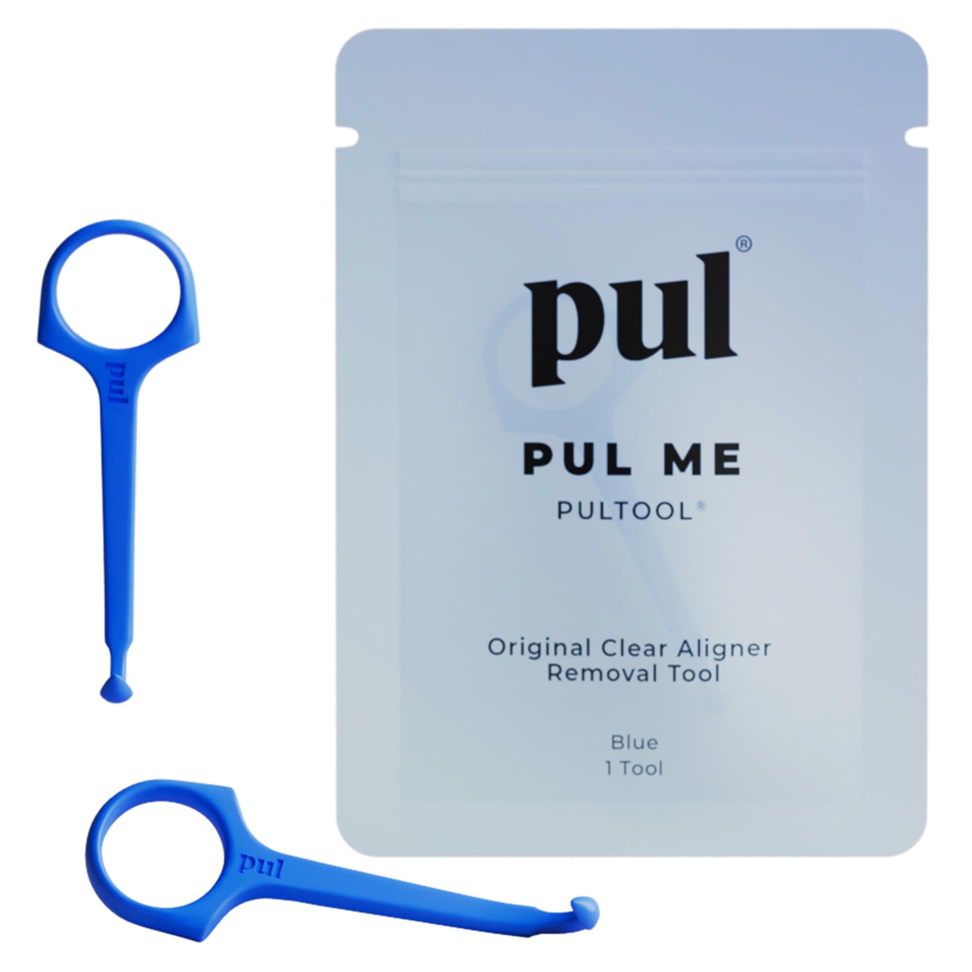 The Pultool Clear Aligner Removal Tool For Invisalign Removable Braces (Blue)