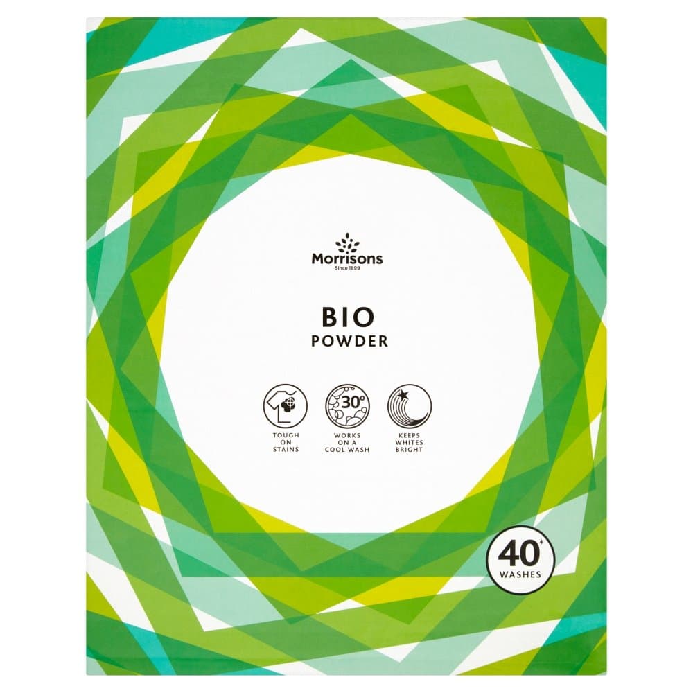 MorrisonsLaundry Bio Powder, 2.6kg