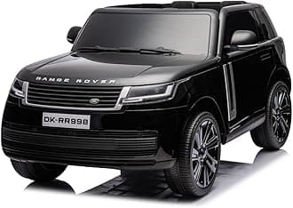 Range Rover Ride On Car for Kids Eva Wheels 12V/4M Painted Black DK-RR998
