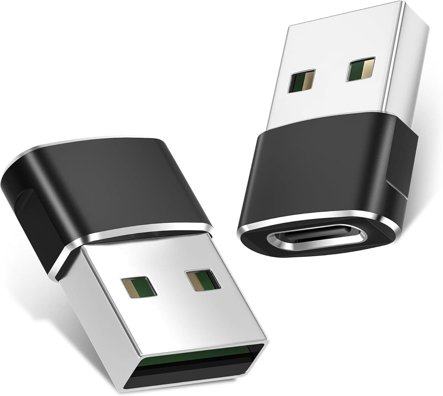 rts [2 Pack for iPhone 17 16 15 USB Adapter USB C USB 3.0 Type C Female to USB Male OTG Adapter, 5Gbps High Speed Data Transfer, Fast Charging, Compatible with Laptops, Tablets, Smartphone, Chargers