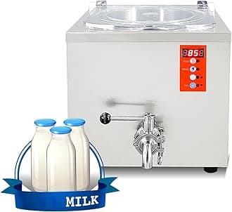Kolice Commercial 14L Milk Pasteurization Machine, Gelato ice Cream Mix Pasteurizer, Juice Pasteurization Machine, Pasteurizer, Sterilization Dairy Equipment, countertop design