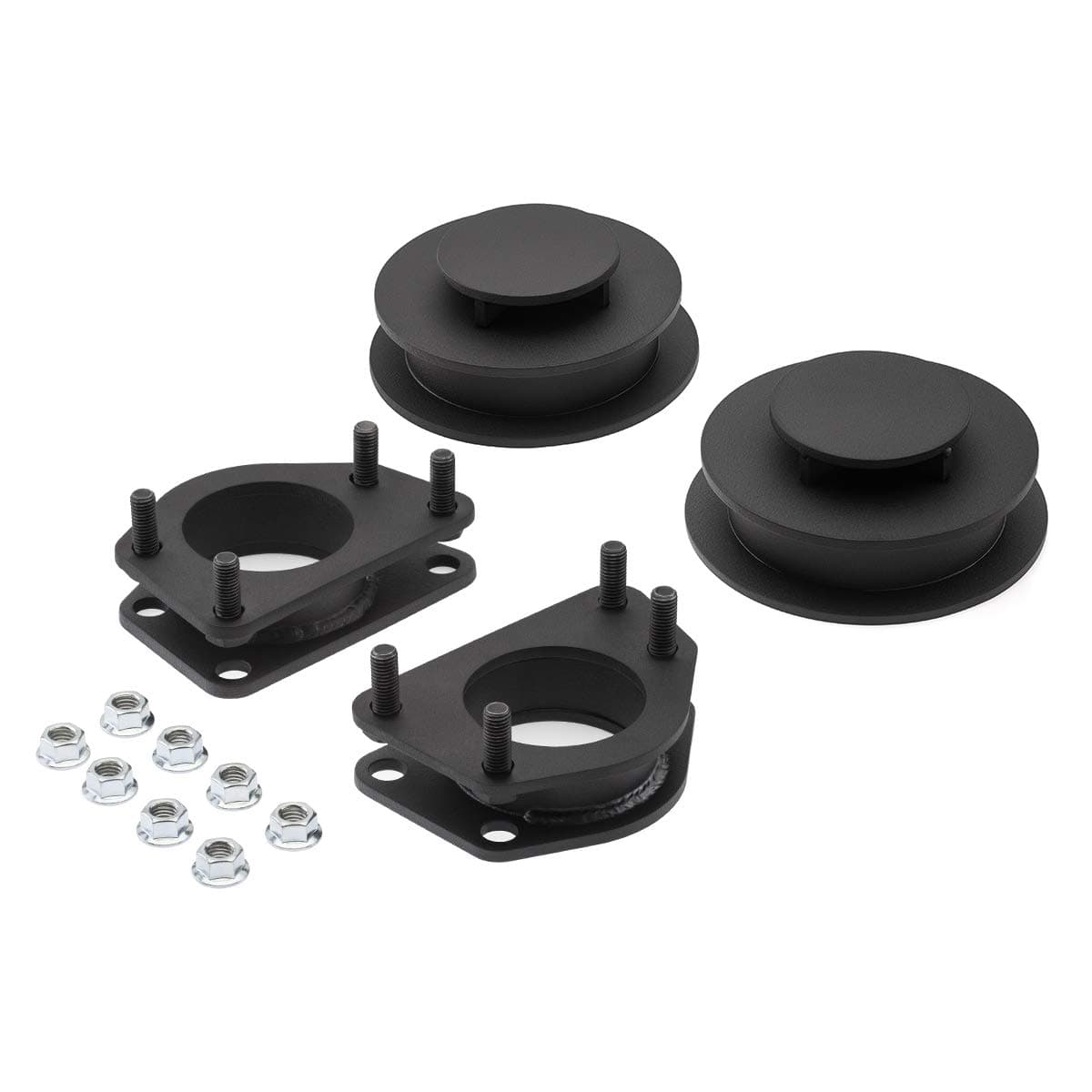 2.5" Front + 2" Rear Lift Kit for 2002-2007 Jeep Liberty KJ (2WD 4WD) Strut Spacers High Strength Carbon Steel Lift Kit