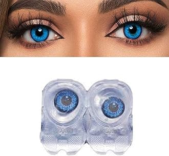 Dark Blue Monthly Contact Lenses