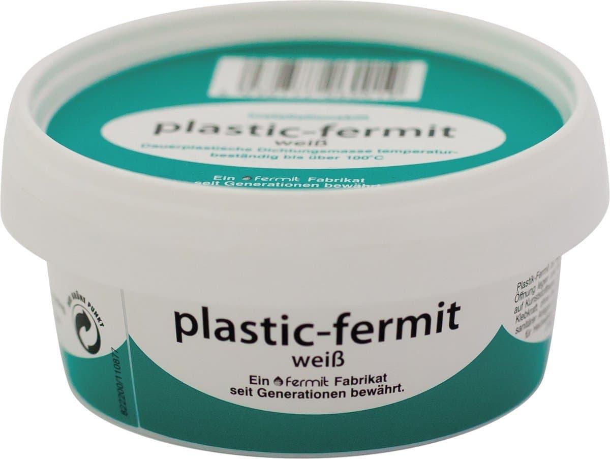 Fermit V11020Plastic fermit White, Permanent Plastic sealant, Temperature Resistant up to Over 100 °C