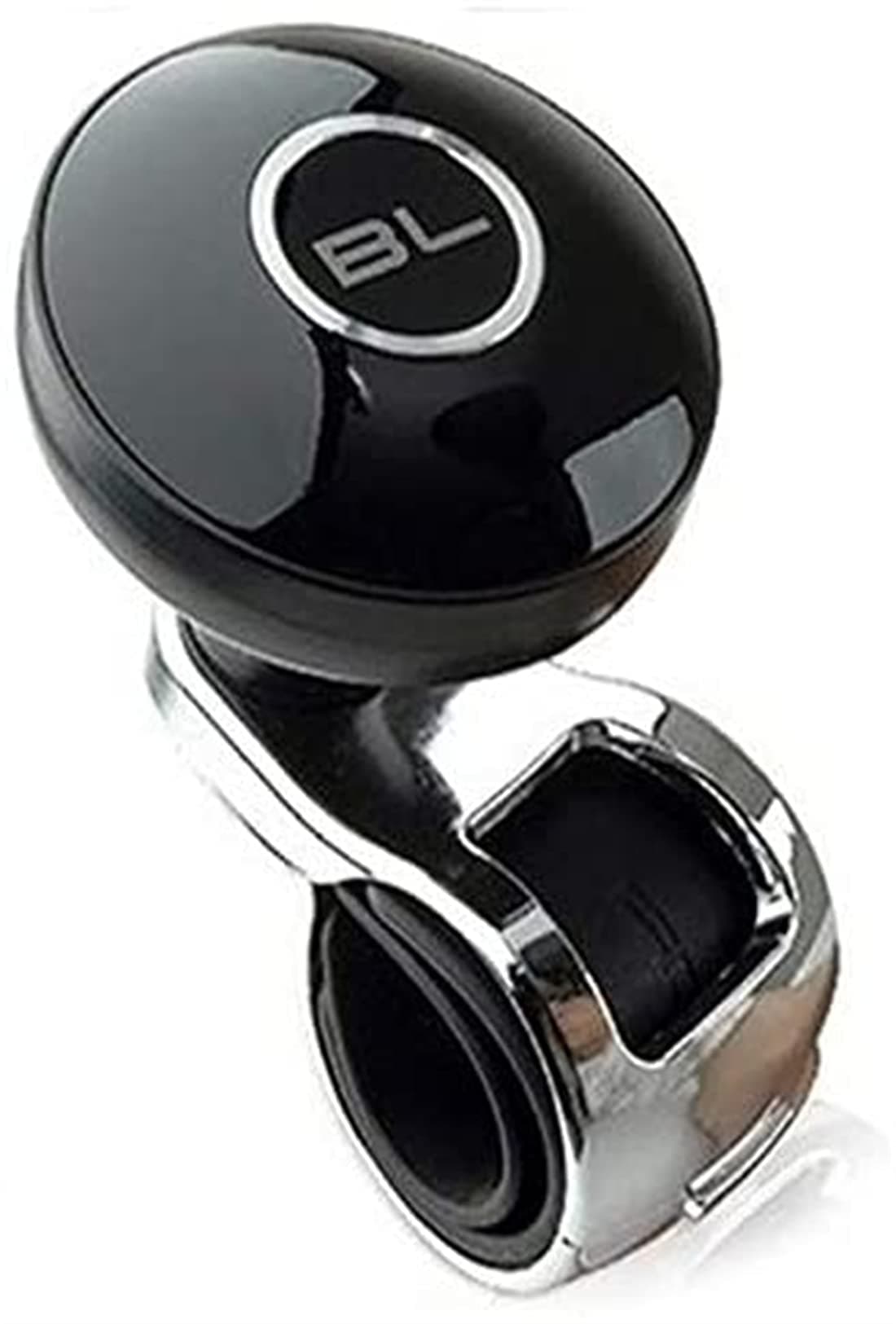 ELECDON Car Steering Wheel, Power Handle Ball Hand Control Handle Grip Spinner Knob Grip Knob Turning Helper Car Styling (Black)
