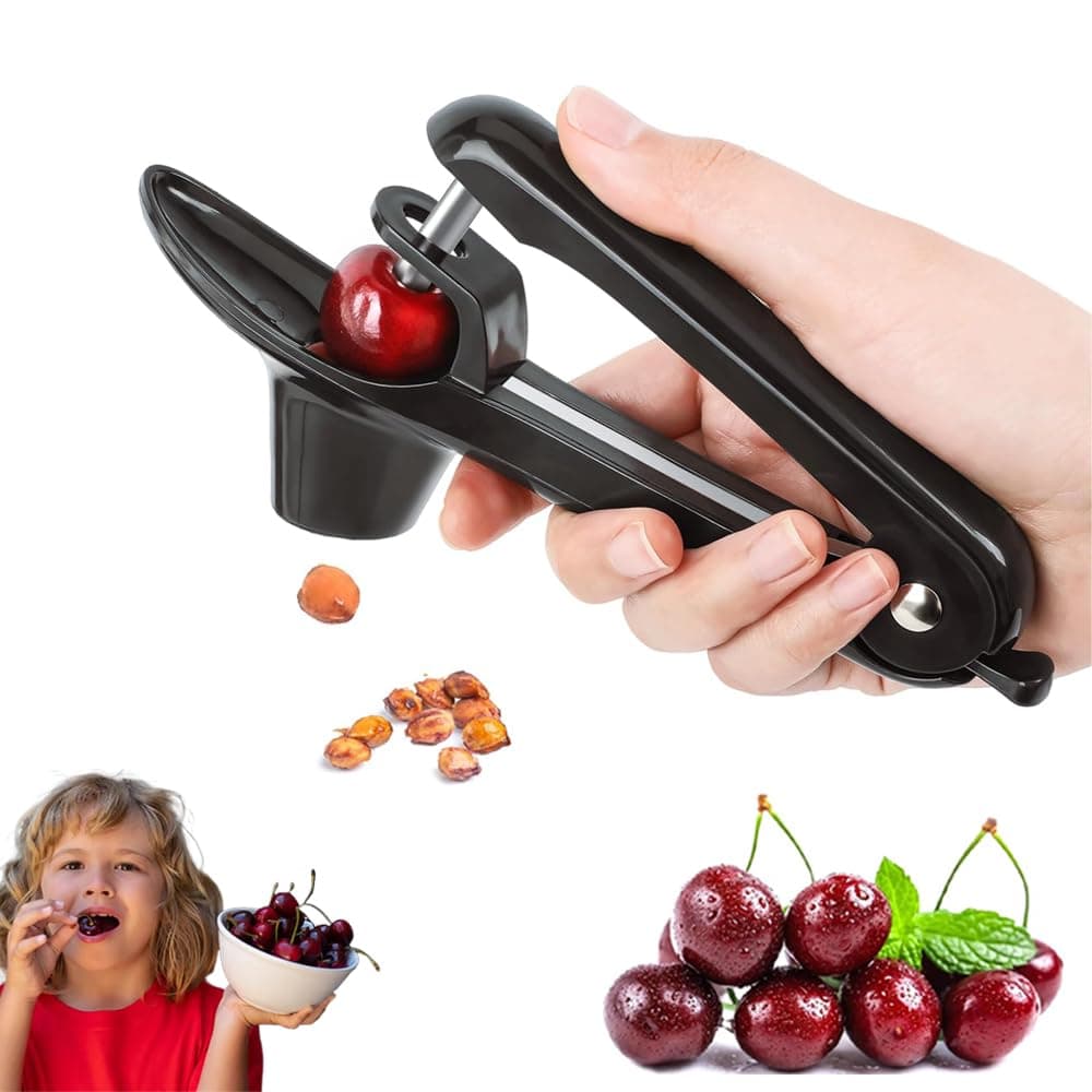 Cherry Pitter Tool,Stainless Steel Cherries Corer Pitter Tool with Save Time & Space for Making Cherry Jam