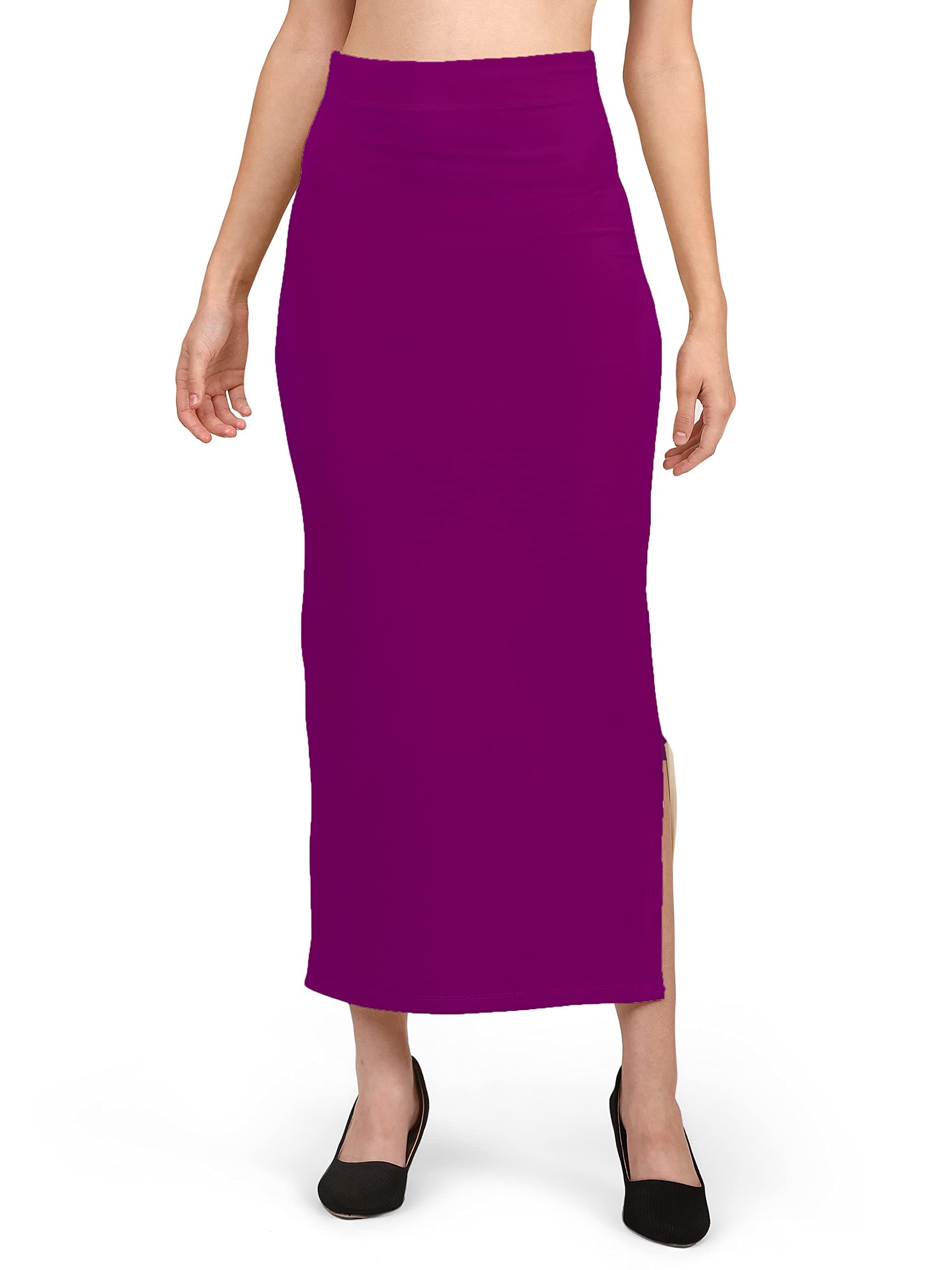 Mehrang Saree Shapewear Petticoat For Women, Shape Wear For Sarees Large Maroon …