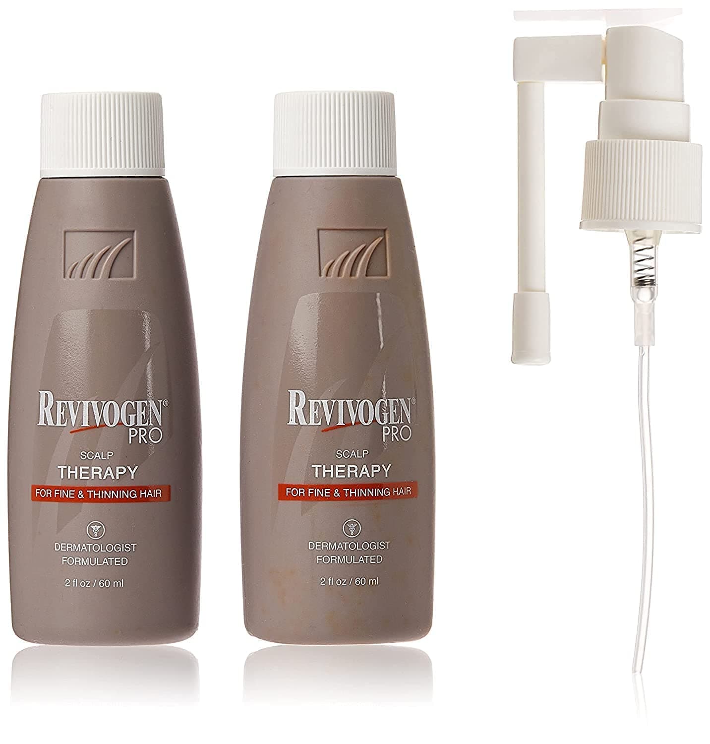 Revivogen PRO Scalp Therapy Two-Month Kit, Thicker and Fuller Hair for Women with Hair Loss, Effective DHT Blocking Treatment for Fine and Thinning Hair