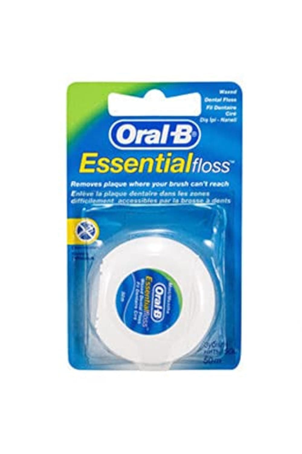 Oral-B Essential Waxed Mint Floss, 50m