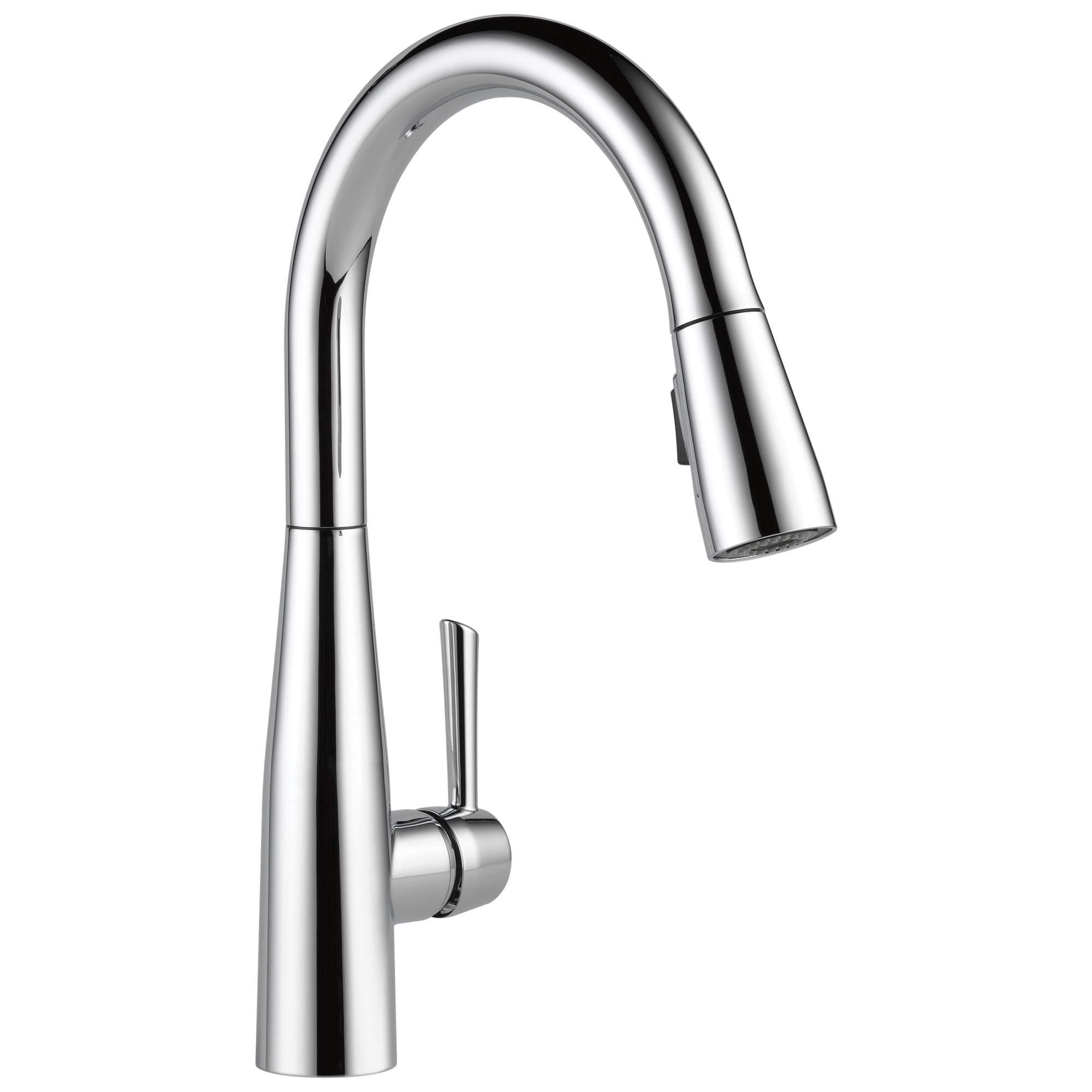 Essa Pull Down Kitchen Faucet Chrome with Pull Down Sprayer, with Magnetic Docking Spray Head, Chrome 9113-DST