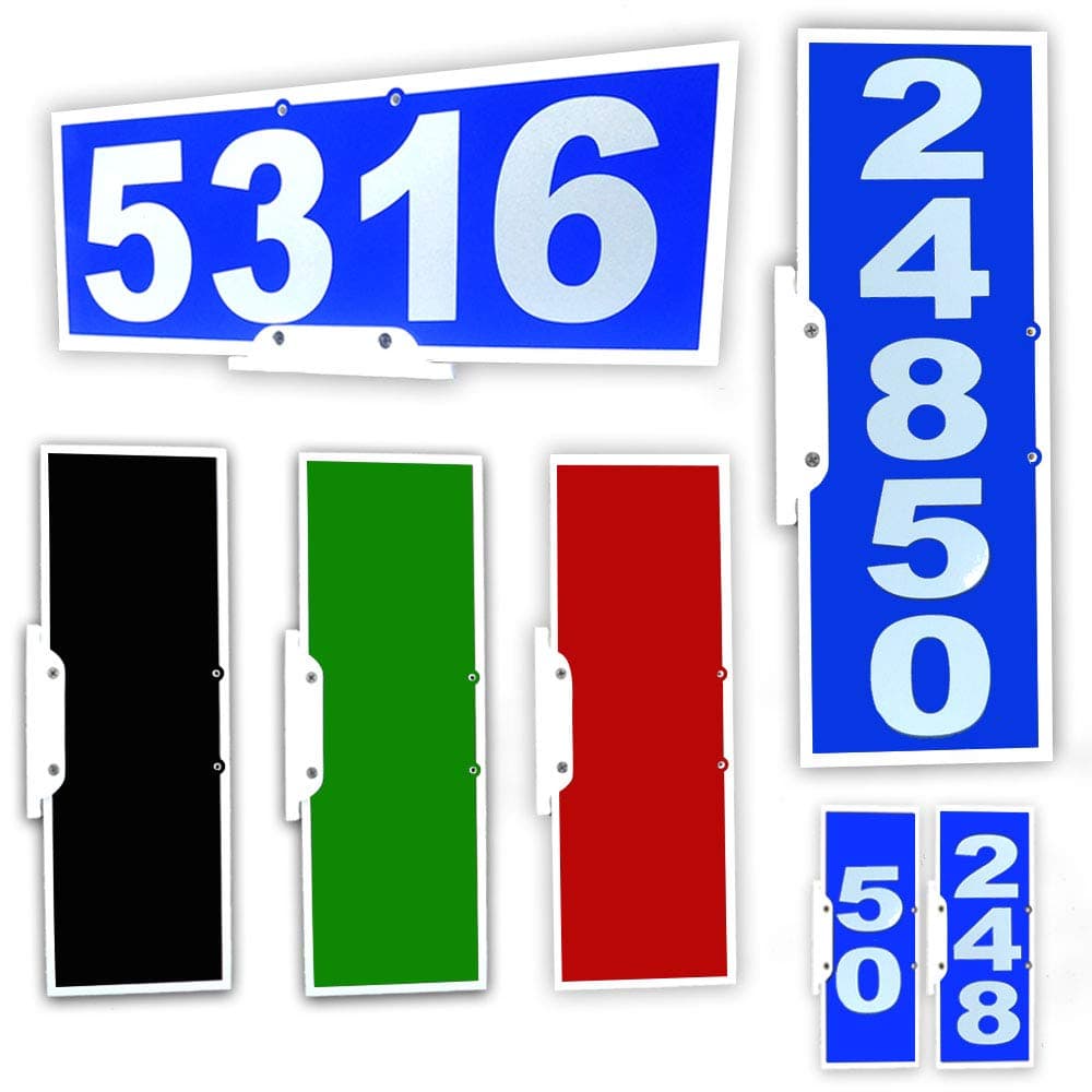 Mailbox Address Plaque, Reflective 911 Plate, Mailbox Topper. Most Visible Mailbox Address Marker on the market!