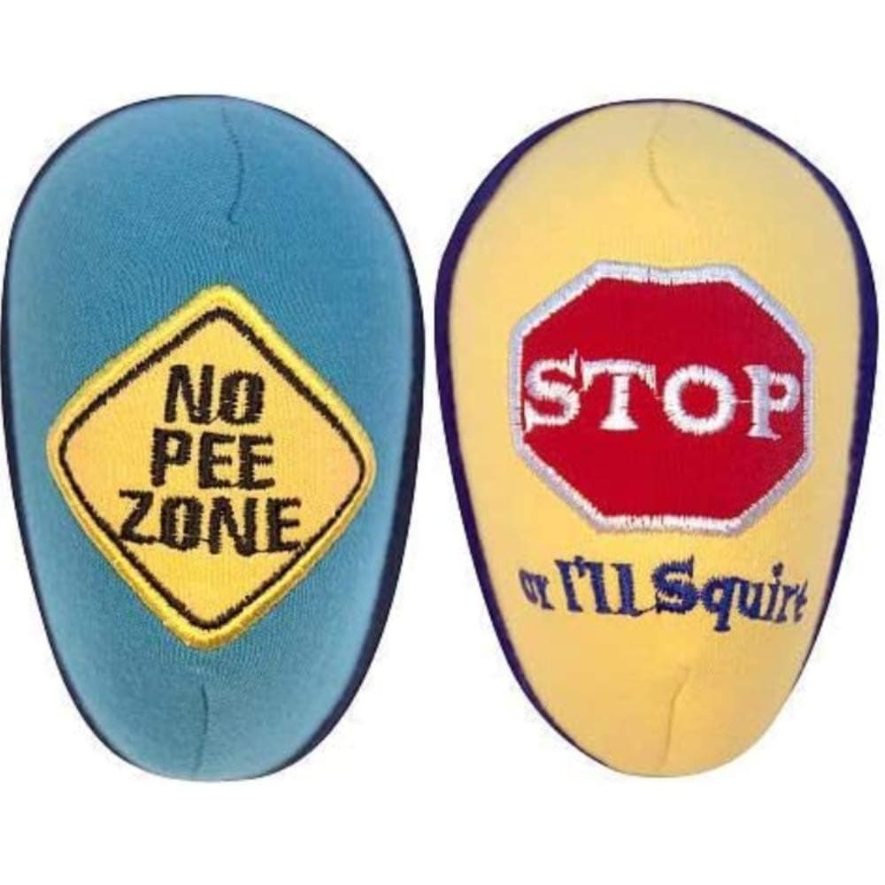 SOZO Weeblock Copack, Road Signs, Pee Absorbing Sponge for Use When Changing Diapers for Baby Boys