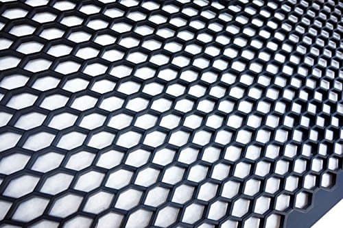 Universal ABS Plastic Mesh Grill Black 104x34cm