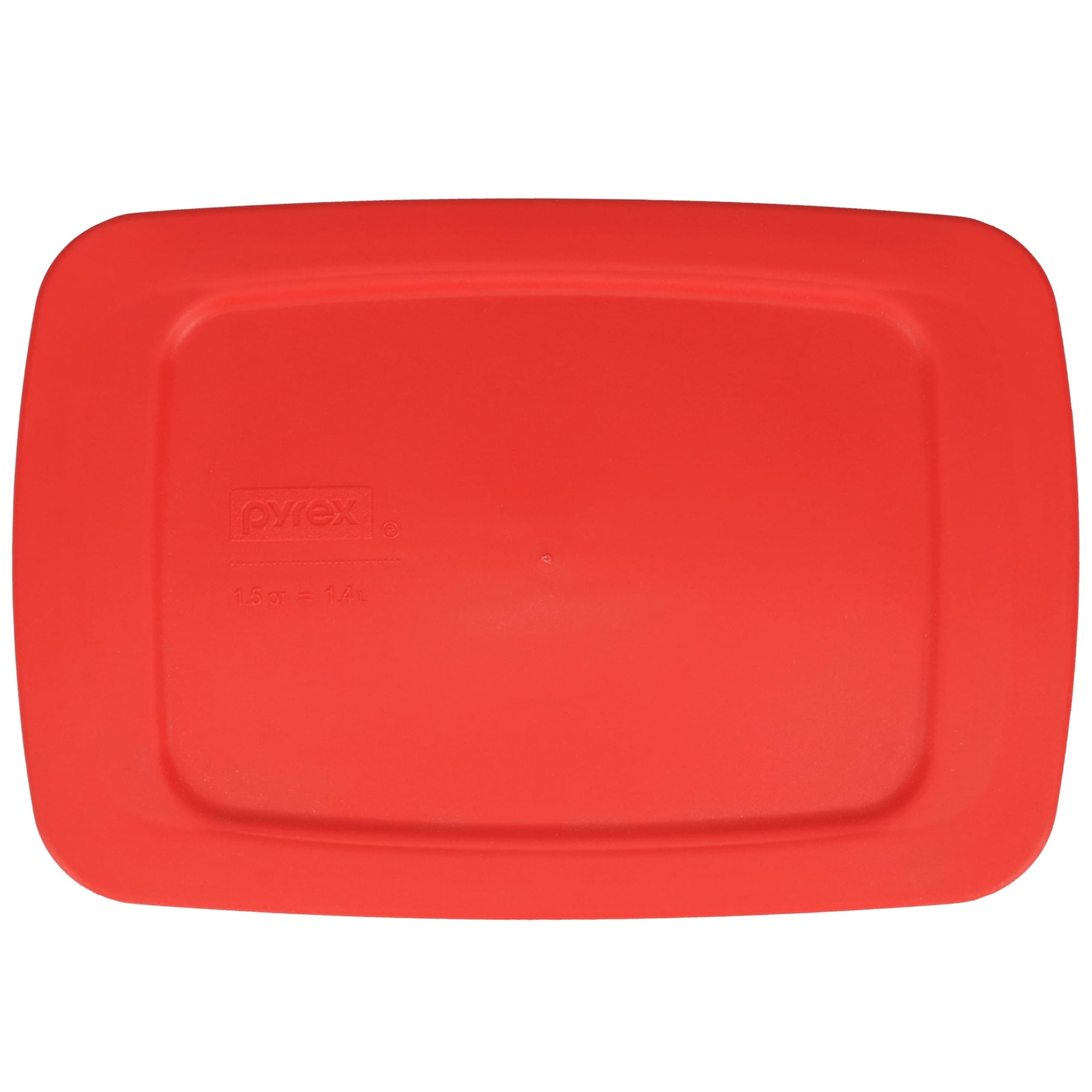 Pyrex C-213-PC 1.5qt Easy Grab Red Lid - Made in USA