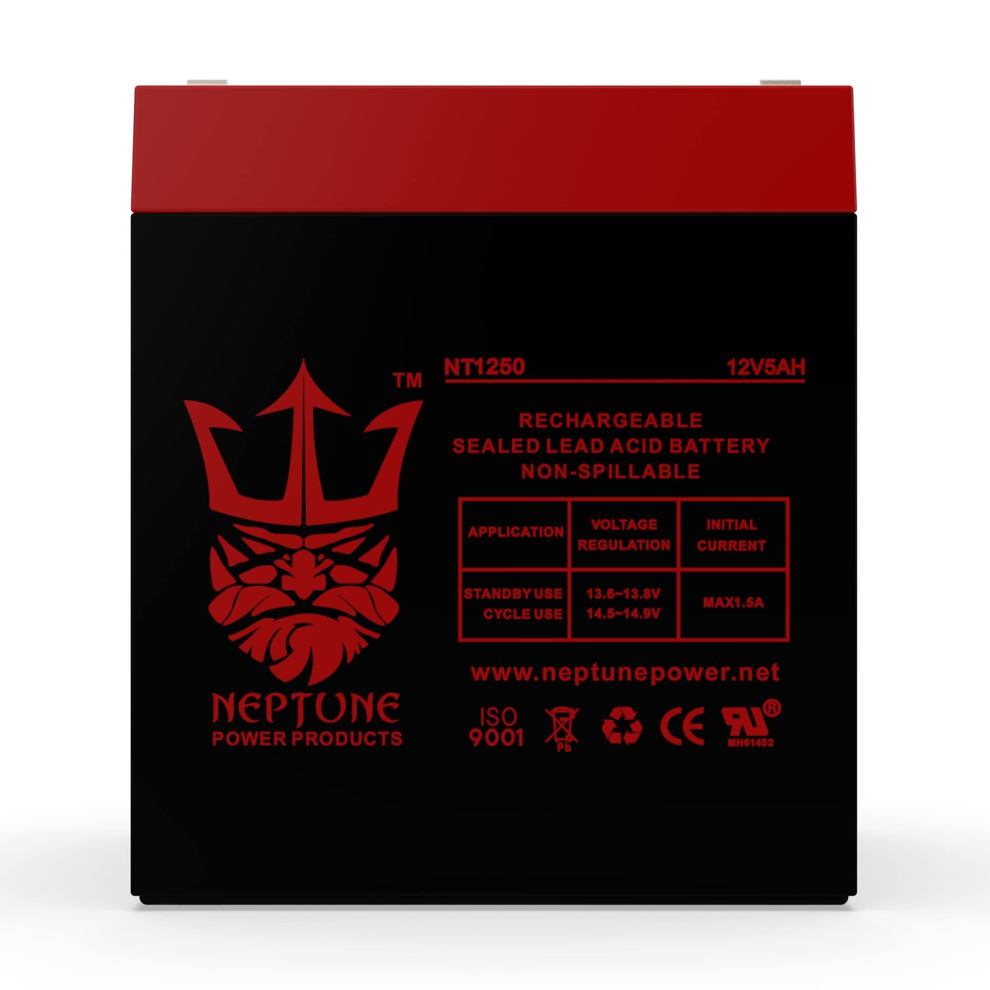 Univ Power Group Replacement for WKA12-5F - 12 Volt 5 ah Battery