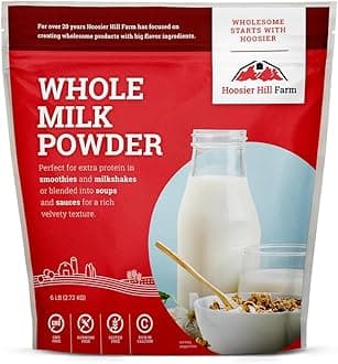Hoosier Hill Farm All American Whole Milk Powder, 8 lb Baker's Bag