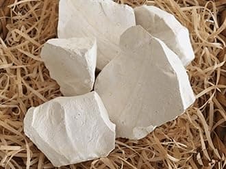 MIROPOLE edible Chalk chunks (lump) natural for eating (food), 4 oz (113 g)