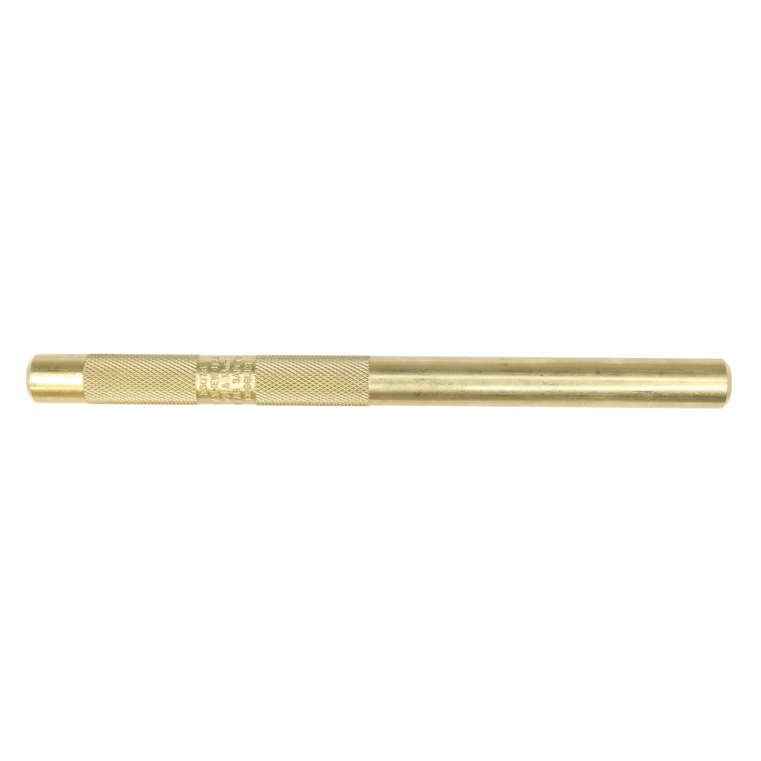Mayhew Tools 25076 Brass Knurled Drift Punch, 1/2" - 13 mm x 7"