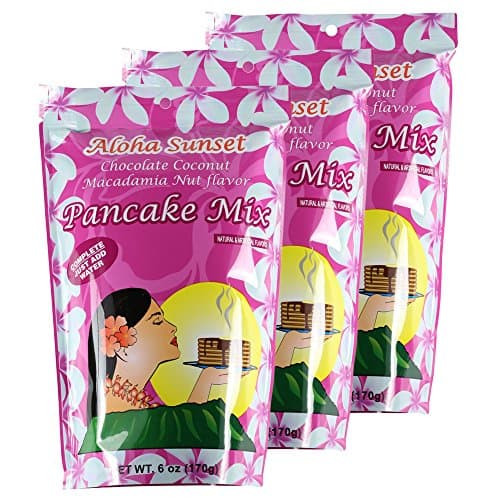 Hawaiian Chocolate Coconut Mac Nut Pancake Mix 3 Pack