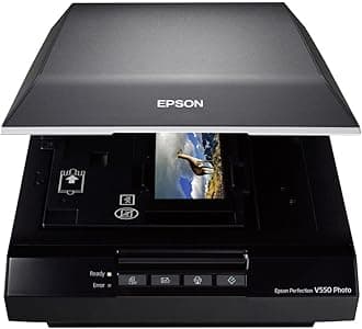 Perfection V550 Color Photo, Image, Film, Negative & Document Scanner with 6400 DPI Optical Resolution