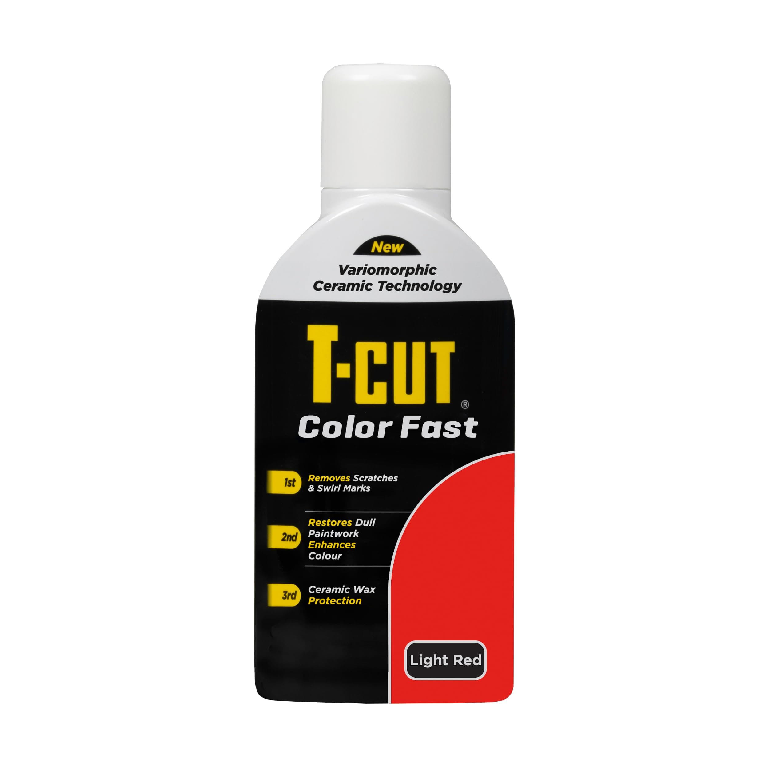T-Cut Colour Fast 3-in-1 Paintwork Renovator, Light Red, 500ml