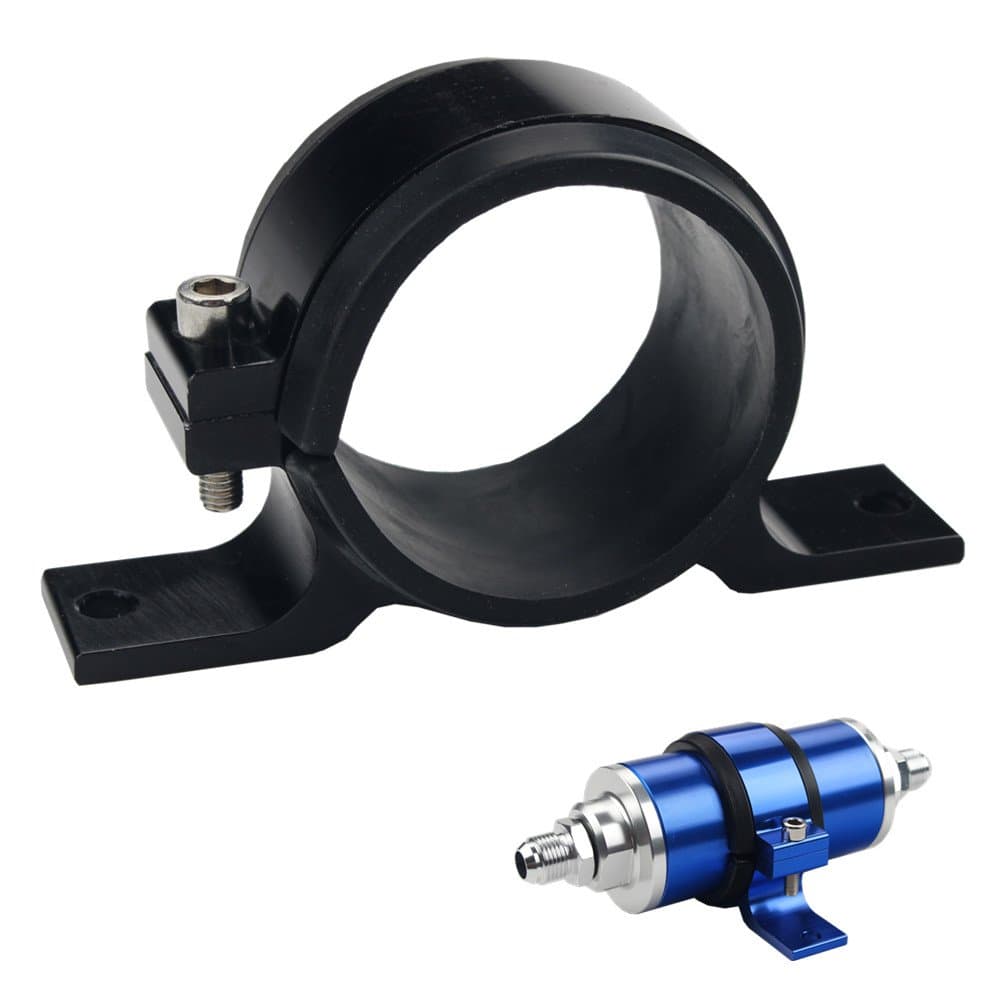 Dewhel fuel pump mount mounting bracket clamp cradle 044 Black